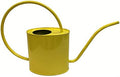 Gardener Select (W2K08PG) Metal Watering Can - Modern Indoor & Outdoor Watering Pot with Handle & Long Spout for Flowers/Plants (2 Liter, Yellow) by GardenerSelect