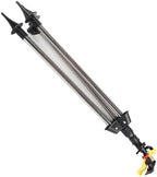Stainless Steel Lawn Rotating Sprinkler Adjustable Tripod Garden Watering Tool with 30 to 360 Degree Spray Coverage for Even Plant Distribution 18 to 35 Inch Height Range - Image 6