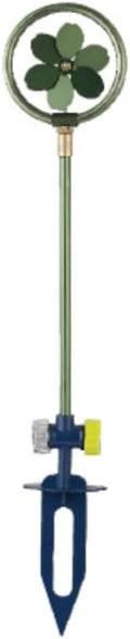Flower Sprinkler with Ground Spike Base, 4.3" x 22", Color: Green by Drip+Depot