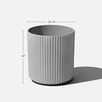 Veradek Demi Series Planter - Large Round Outdoor Planter - Image 3