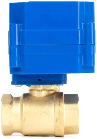 U.S. Solid 1/2" NPT Motorized Ball Valve with US Plug 110VAC Brass Electrical Ball Valve,Auto Return, Normally Closed, IP65 - Image 5