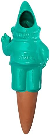 Fisura - Self-watering gnomo. Water dispenser for pots. Watering system for indoor plants with a capacity of 100 millilitres. Material: terracotta. (Mint) - Image 2
