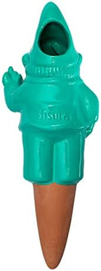Fisura - Self-watering gnomo. Water dispenser for pots. Watering system for indoor plants with a capacity of 100 millilitres. Material: terracotta. (Mint) - Image 2