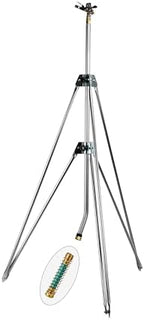 Impact Water Sprinkler 300005 on Tripod Stand, Telescopic with Long Range to 80 ft Diameter Coverage by New England Garden Tools by NewEnglandGardenTools
