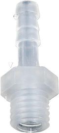 10 Pcs M6 to 2mm PP/PE Hose Connector, Straight Barb Adapter for Irrigation Tubing, Aquarium Air Pump, Water Pipe Joint(M6-4mm,3 pieces) by Unknown