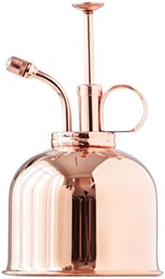 Watering Can Vintage Brass 300ml Kettle Home Gardening Watering Spray Type Watering Can Decorative Watering Can(Red Copper) by Unknown
