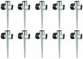 10 Pack 1/2" Zinc Flow-Thru Spike Base by Unknown