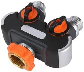Garden Irrigation Valve Water Tap Splitters Outdoor Tap And Faucet 1/2" 3/4" Water Divider Garden Watering Distributor(2PCS Connector 1) - Image 3