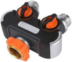 Garden Irrigation Valve Water Tap Splitters Outdoor Tap And Faucet 1/2" 3/4" Water Divider Garden Watering Distributor(2PCS Connector 2) - Image 3