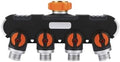 Garden Irrigation Valve Water Tap Splitters Outdoor Tap And Faucet 1/2" 3/4" Water Divider Garden Watering Distributor(4 Way) by Unknown