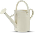 1 Gallon Watering Can for Plants, Watering Cans for Indoor&Outdoor Gardening, Galvanized Steel Watering Pot with Removable Spout, Metal Water Can with Ergonomic Movable Handle(White) by Unknown