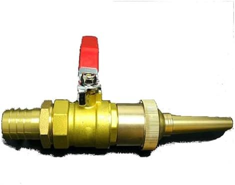 High Pressure Brass Ball Valve Switch for Hose Reel Water Gun Connector - DN15 1/2" Adjustable Flow for Garden, Car Wash, and Sprinkler Use(12mm) by Unknown