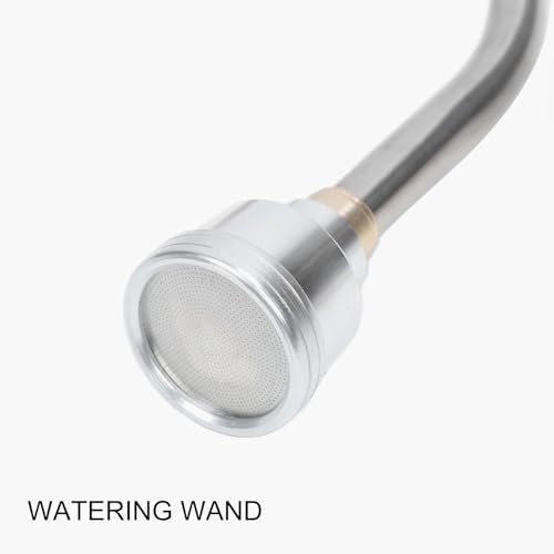 Watering Wand, Long Garden Hose Nozzle Sprayer, Adjustable Sprayer Wand for Plants Lawn, Locking Trigger, Heavy Duty Brass Connector - Image 5