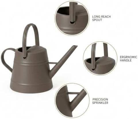 1 Gallon Plastic Watering Can with Long Spout for Indoor Plants, Balcony & Herb Gardens - Durable PP Pot Waterer - Image 6