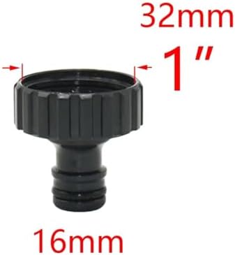 Pipe fitting Garden Tap 1/4" Hose Quick Connector Barb Water Pipe Joint Male Female Thread Drip Irrigation Adapter(B) - Image 2