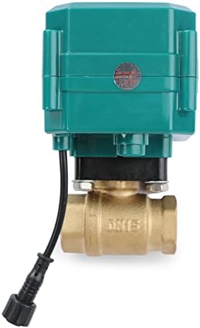 U.S. Solid 1/2" Smart Motorized Ball Valve - Remote App Mobile Control Brass Electrical Ball Valve with Manual Switch, 5V DC USB Connection - Image 6