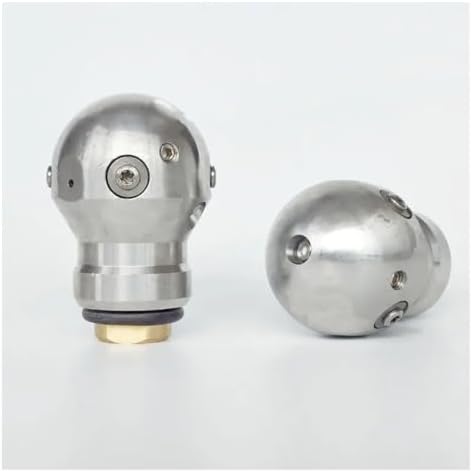 Rotating Ball Sewer Jetter Nozzle, 3/8 Female, Stainless Steel - Image 6