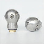 Rotating Ball Sewer Jetter Nozzle, 3/8 Female, Stainless Steel - Image 6