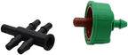 Spray Water Connection 100 Sets Garden Pressure Current Regulator L/4L/8L Steady Flow Dripper With 3/5mm 4-way Hose Splitters Irrigation Device (Color : 8L) - Image 5