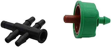 Spray Water Connection 100 Sets Garden Pressure Current Regulator L/4L/8L Steady Flow Dripper With 3/5mm 4-way Hose Splitters Irrigation Device (Color : 8L) - Image 5