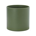 D'vine Dev Plastic Planter Pot with Saucer, 10 in, Olive, 74-X-I-2 by DvineDevPlanterPotsandStand