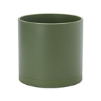 D'vine Dev Plastic Planter Pot with Saucer, 10 in, Olive, 74-X-I-2 by DvineDevPlanterPotsandStand