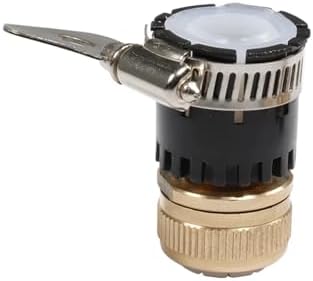 Expandable Garden Hose Repair Kit 6PCS Threadless Universal Hose Faucet Quick Connect Fittings Brass Garden Watering Pipe Adapter Irrigation Tube Coupling(White) - Image 4