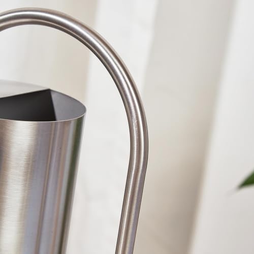 Long Spout Watering Can, Stainless Steel Gardening Kettle with Indoor Plant - Image 6
