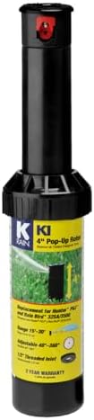 K Rain K1 1/2" Smart Set Rotor 4" Pop-Up| 15' - 30' Spray Distance, 40° - 360° Arc Spray Pattern | Includes Install Kit (5 Pack) - Image 3