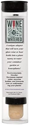 Adapters- Set of 5- Turns Your Wine Bottle Into a Plant Waterer! by Unknown