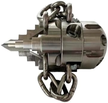High Pressure Rotary Sewer Jetter Cleaning Nozzle - Heavy-Duty Stainless Steel, 105-300bar, 1/2'' & 3/8'' Thread, 40L/min Flow Rate(Chain 1I2 80L) - Image 3
