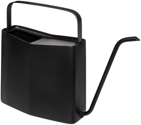 Modern Sprout Brass Watering Can - 3L Stainless Steel - Long Spout (Black) by ModernSprout