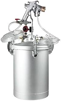 Paint Bucket Tank 15L 4 Gallon Pressure Spray Gun with 4.0mm Nozzle Regulator Pot Paint Sprayer Industrial Painting by Unknown