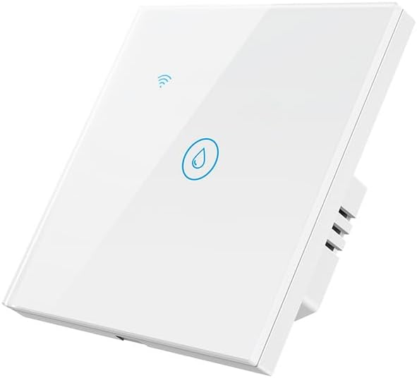 Homekit Smart Water Heater Switch,Glass Touch Panel,Works with Homekit, Neutral line Needed,EU 40A by ngnsky