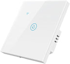 WI-FI Smart Water Heater Switch, Glass Touch Panel, No Neutral line Needed and Neutral line Needed Dual Mode,EU, 40A by ngnsky
