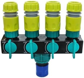 Hoses Connector 1/2 3/4 Garden Faucet Hose 4-Way Manifold Garden Faucet Connector G1/2 G3/4 G1 1 pc(D-2) - Image 3
