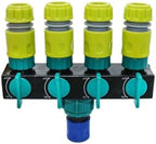 Hoses Connector 1/2 3/4 Garden Faucet Hose 4-Way Manifold Garden Faucet Connector G1/2 G3/4 G1 1 pc(D-2) - Image 3