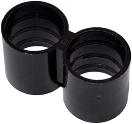 NETAFITM Drip Irrigation Barbed Fittings,3/8" 12MM Black Drip Tubing Coupler Elbow Tee Reducer (Figure 8-12mm (3/8"), 25 Count) by PRO.FASHION