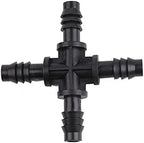 Hose Fittings Adapters 10 Pieces of Miniature Drip Irrigation Barbs All 8/11 Mm Pipe Cross Connectors for Pipes Connector IT068 by Unknown