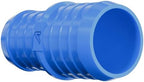 PVC Barbed Straight Pipe Reducer - Corrugated Hose Reducing Joiner & Coupling Adapter Fitting(Blue,76mm to 60mm (3" to 2 3/8")) by Unknown