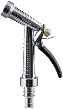 Takagi L2 QG1134BK Water Spray Nozzle, Metal Hose Nozzle, Heavy Duty, Hose Reel, Gardening, Car Washing, Cleaning, Momentum, 2 Water Shapes, Straight, Kiri, Kakusan, Jet, Takagi, Direct Hose by Takagi