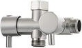 Tecmolog 2 Way Shower Diverter Brushed Nickel Shower Head Shut Off Valve Splitter Brass, DSF014NA by Tecmolog