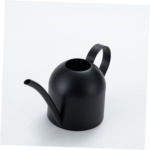 COHEALI Stainless Steel Watering Pot with Long Spout for Precise Indoor Plant Care Metal Gardening Watering Can for Houseplants and Desk Pots Elegant Black Finish - Image 5