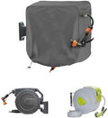 Garden Hose Reel Cover for VEVOR 130FT Wall Mounted Reel 2022–2026, Water Resistant Hose Reel Cart Cover for Wall Mounted & Retractable Hose Reels, Outdoor Protection Cover,B Grey by Unknown