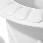 Classic Pedestal Urn Garden Planter, 30 Inch, White - Image 5