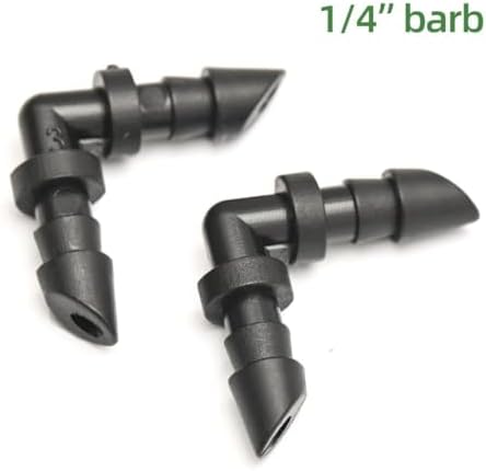1/4" PVC Hose Barb Coupling Connector Automatic Drip Irrigation Connectors Garden Watering System Water Pipe(50pcs) - Image 2