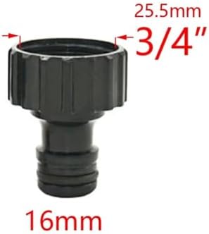 Pipe fitting Garden Tap 1/4" Hose Quick Connector Barb Water Pipe Joint Male Female Thread Drip Irrigation Adapter(A) - Image 2