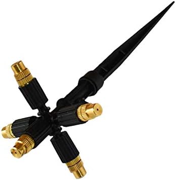 Brass Misting Nozzle Garden Sprinkler Drip Irrigation Barbed Hose Fitting by Unknown