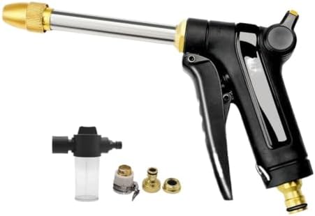 High Pressure Water Gun Garden Hose Spray Nozzle Metal Foam Lance Washing Cleaning Tools Hidrolavadora Para(Water Gun Set) by Unknown