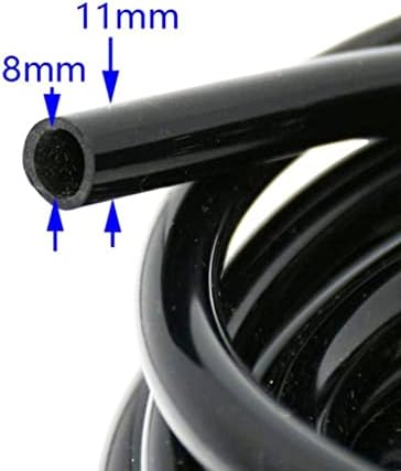 8/11mm Garden Watering Hose 3/8'' PVC Water Tubing, for Garden Drip Irrigation Tube with Black End Plug (Size : 15m) - Image 3